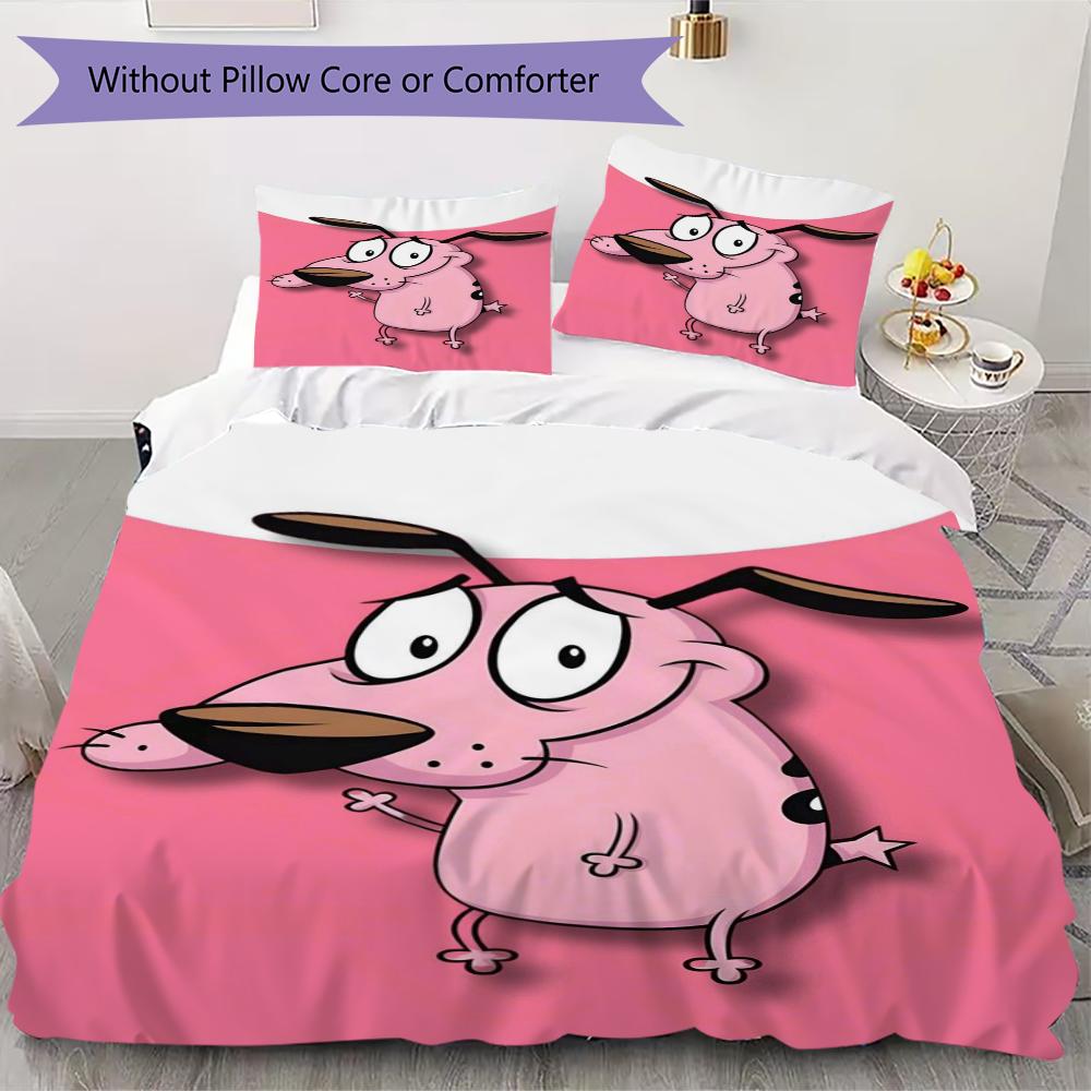 Courage Dog Pattern Bedding uilt Set uilt Cover Pillowcase Home Decoration Birthday Gift (1 * duvet cover + 2 * pillowcase without core)20 135x200cm
Courage Dog Pattern Bedding uilt Set uilt Cover Pillowcase Home Decoration Birthday Gift (1 * duvet cover + 2 * pillowcase without core)20 135x200cm
