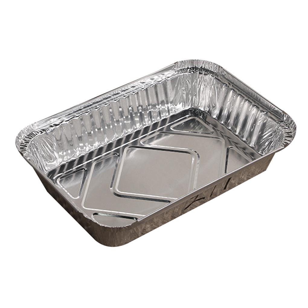 Pack of 10 Aluminum Foil Pans Household Accessories One Time Large Capacity Rectangle Food Container Baking Plate Single-use Pan 570ml no cover
Pack of 10 Aluminum Foil Pans Household Accessories One Time Large Capacity Rectangle Food Container Baking Plate Single-use Pan 570ml no cover