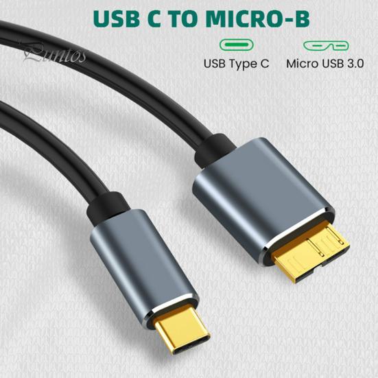 Кабель жорсткого диска 50/100/150 см USB 3.1 Type-c – USB 3.0 Micro-USB 5 Гбіт/с для ПК 50 cm
Кабель жорсткого диска 50/100/150 см USB 3.1 Type-c – USB 3.0 Micro-USB 5 Гбіт/с для ПК 50 cm