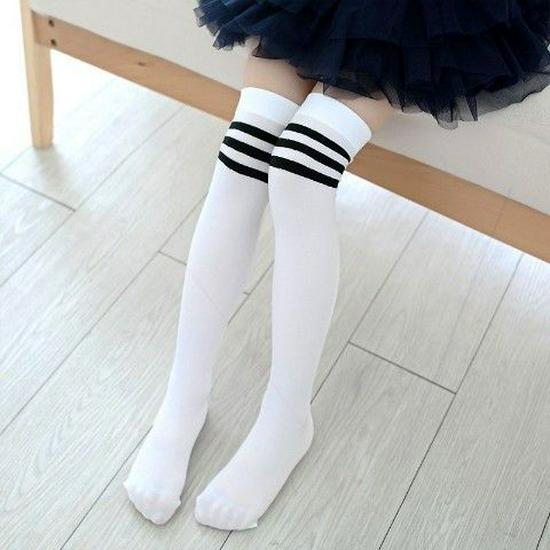 White Over-the-Knee Knee-High Children s Socks for Girls - Spring/Summer/Autumn Small (Height 90-115cm)
White Over-the-Knee Knee-High Children s Socks for Girls - Spring/Summer/Autumn Small (Height 90-115cm)