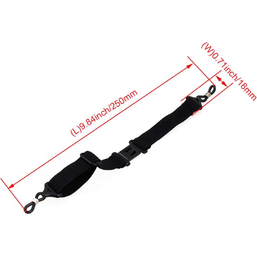 bstinay Black Adjustable Sports Anti-Slip Eyeglasses Strap Glasses Head Band Pack of 5
bstinay Black Adjustable Sports Anti-Slip Eyeglasses Strap Glasses Head Band Pack of 5