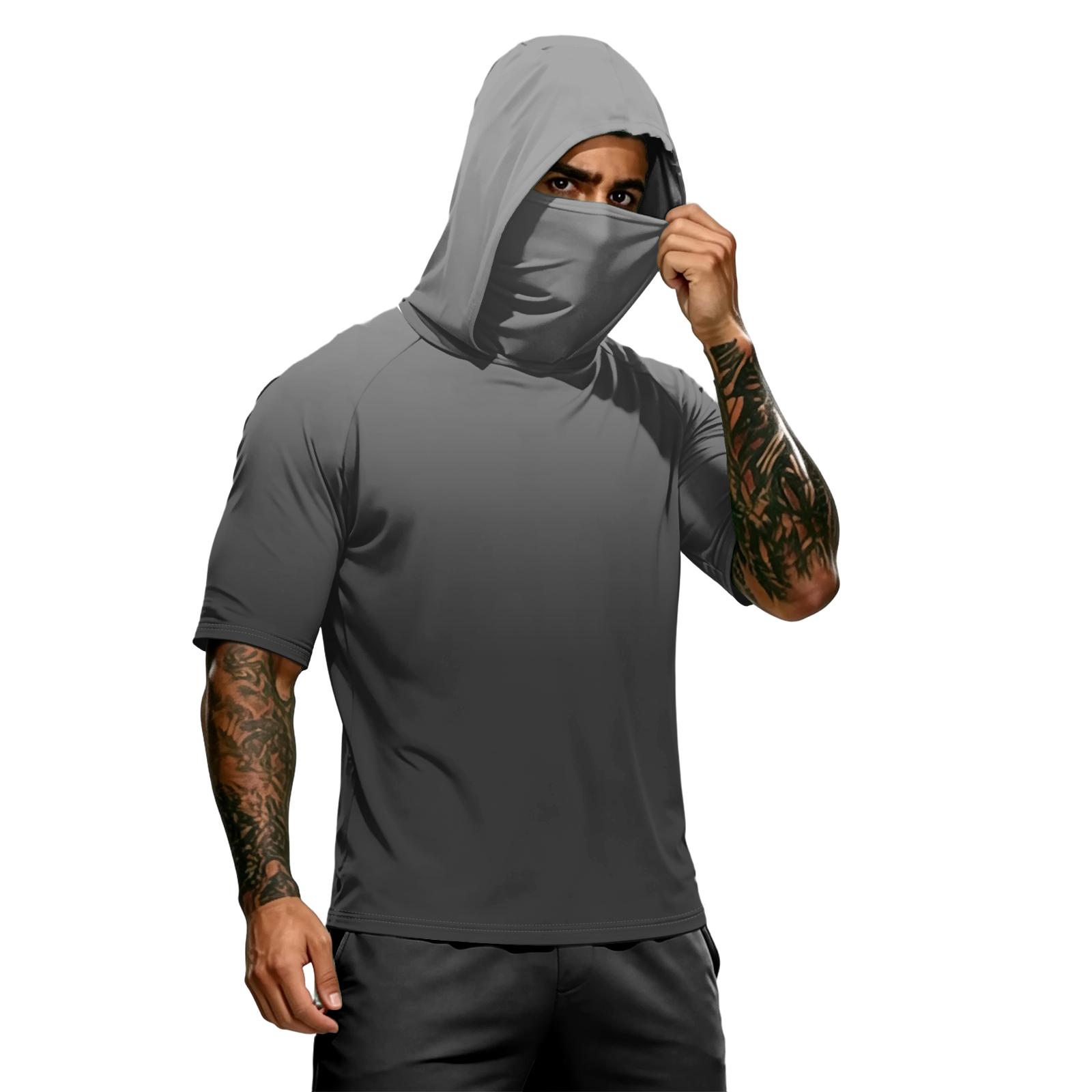 Men s Short Sleeve Hooded T Shirt Lightweight Pullover Athletic Top Soft Fabric Casual Workout Tee for Training Gym Fitness Running S
Men s Short Sleeve Hooded T Shirt Lightweight Pullover Athletic Top Soft Fabric Casual Workout Tee for Training Gym Fitness Running S