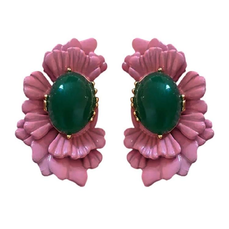 Fashion Forward Floral Earrings With Turquoise Charm Versatile Ear Studs Jewelry For Date Nights And Casual Outfits 1
Fashion Forward Floral Earrings With Turquoise Charm Versatile Ear Studs Jewelry For Date Nights And Casual Outfits 1