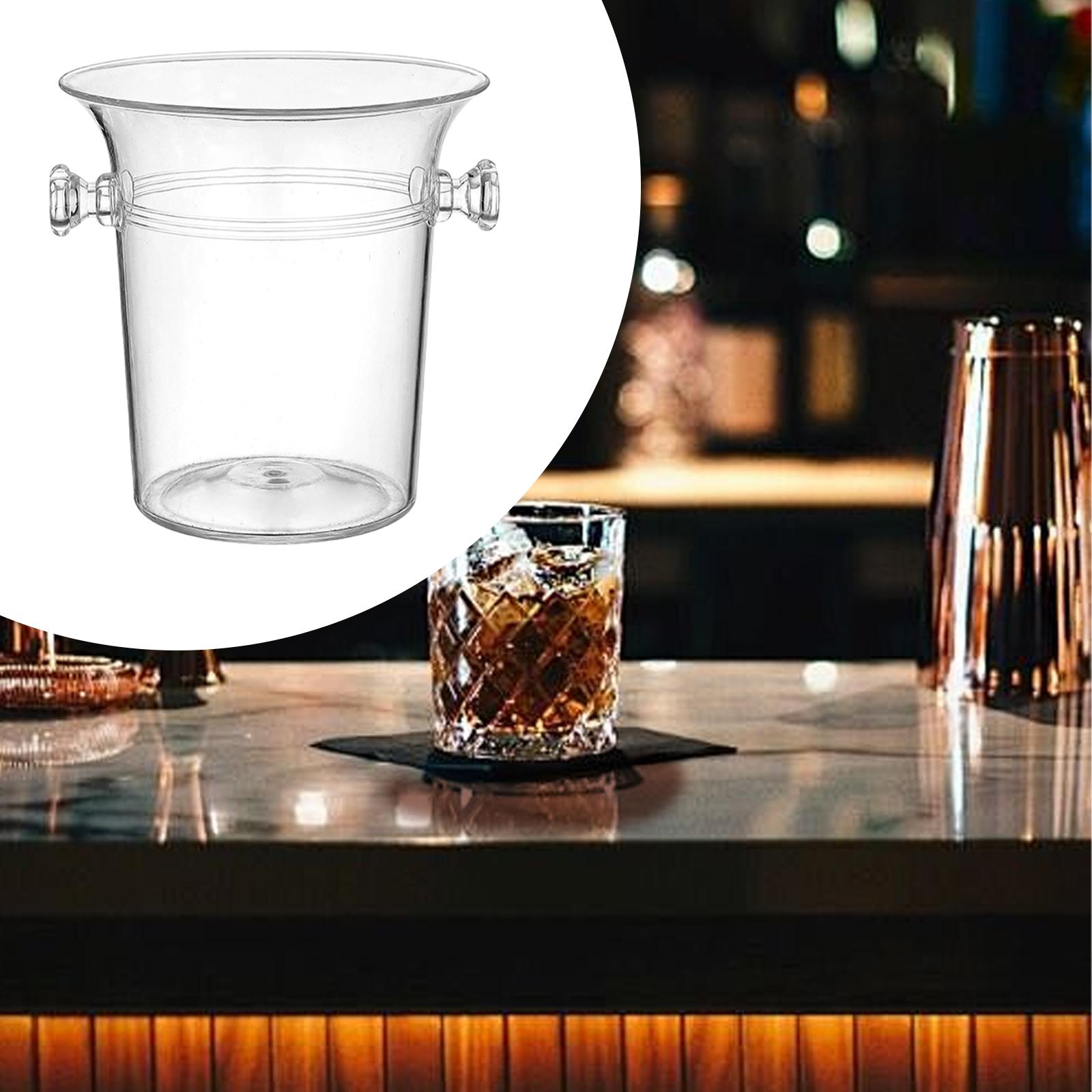 Ice Bucket for Parties Insulated Beverage Tub Clear Acrylic Champagne Bucket for BBQ Entertaining Home Bar Accessories Buffet
Ice Bucket for Parties Insulated Beverage Tub Clear Acrylic Champagne Bucket for BBQ Entertaining Home Bar Accessories Buffet