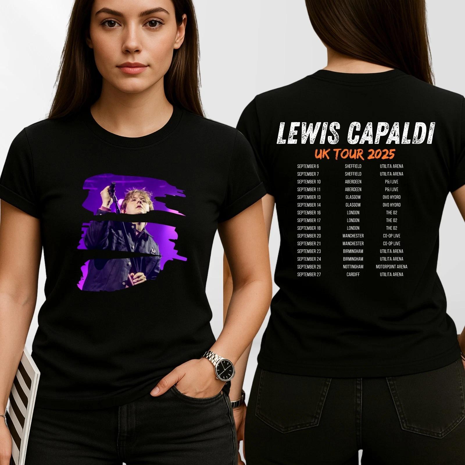 Lewis Capaldi UK Tour 2025 T-Shirt Concert Merch Front & Back Fan Gift Tee Top High-end Luxury Is for Both Men and Women Top Y2k 4XL
Lewis Capaldi UK Tour 2025 T-Shirt Concert Merch Front & Back Fan Gift Tee Top High-end Luxury Is for Both Men and Women Top Y2k 4XL