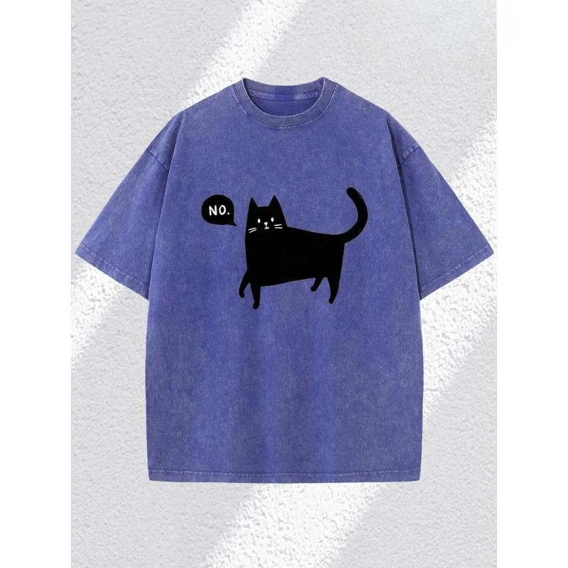 European sizes Men s T-Shirt Featuring a Print of a Black Cat with The Word No , This Soft And Breathable Retro Tee, It S Ideal for Casual Outings 5XL
European sizes Men s T-Shirt Featuring a Print of a Black Cat with The Word No , This Soft And Breathable Retro Tee, It S Ideal for Casual Outings 5XL