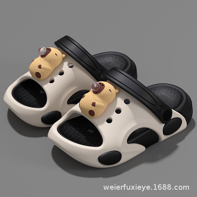 Children s summer cartoon slippers for boys and girls, suitable for indoor and outdoor wear, non-slip soft sole, cute baby beach clogs 34-35Code【Inner Length2
Children s summer cartoon slippers for boys and girls, suitable for indoor and outdoor wear, non-slip soft sole, cute baby beach clogs 34-35Code【Inner Length2