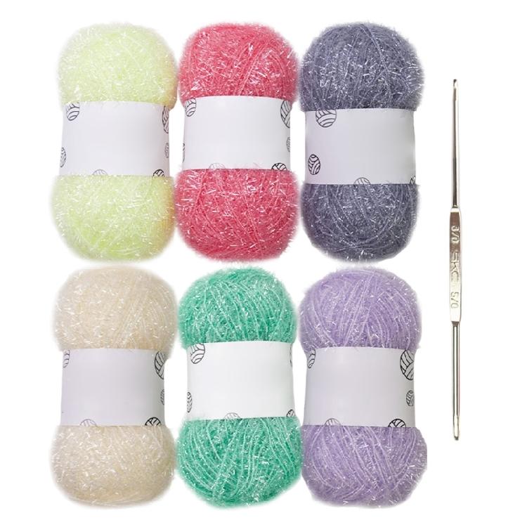 Scrubby Yarn Handmade Yarn Sparkles Dish Scrubby Yarn Polyester Scrubby Yarn Sewing Supplies for Craft
Scrubby Yarn Handmade Yarn Sparkles Dish Scrubby Yarn Polyester Scrubby Yarn Sewing Supplies for Craft