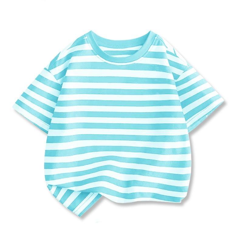 Children s T-shirts Boys Girls Loose Striped Tees Cartoon Kids Daily Wear Breathable Toddler Casual Clothes Summer 150 небо синє кольору
Children s T-shirts Boys Girls Loose Striped Tees Cartoon Kids Daily Wear Breathable Toddler Casual Clothes Summer 150 небо синє кольору