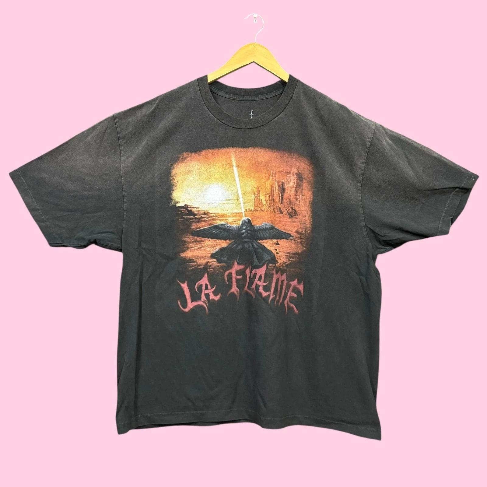 Travis Scott LA Flame Coachella Festival Hip-Hop Tee XXL 2XL
Travis Scott LA Flame Coachella Festival Hip-Hop Tee XXL 2XL