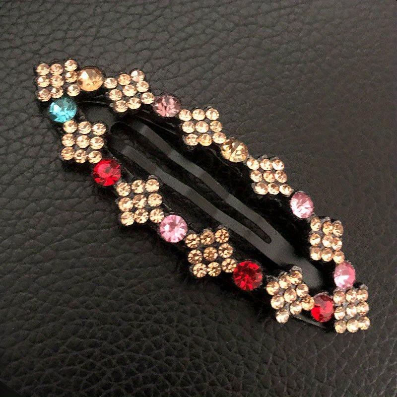 Shiny Rhinestone Hair Clip Elegant Hollow Out Elliptical Barrettes with Sparkling Hairpin for Women, , Party, Wedding Accessories (Bright Color) Singl різнокольоровий
Shiny Rhinestone Hair Clip Elegant Hollow Out Elliptical Barrettes with Sparkling Hairpin for Women, , Party, Wedding Accessories (Bright Color) Singl різнокольоровий