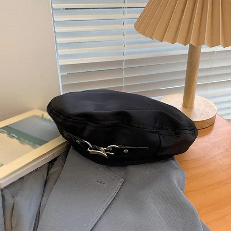 Берет Шляпа Регулируемый французский берет художника с пряжкой Берет для девочек
Берет Шляпа Регулируемый французский берет художника с пряжкой Берет для девочек