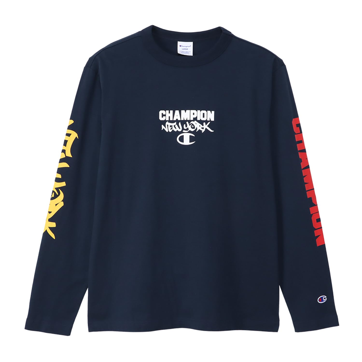 Champion Long Sleeve Long Crew Graphic Logo Men s T-Shirt, Navy, Sleeve, Neck, 100% Cotton, Print, Basic, C3-Z411
Champion Long Sleeve Long Crew Graphic Logo Men s T-Shirt, Navy, Sleeve, Neck, 100% Cotton, Print, Basic, C3-Z411