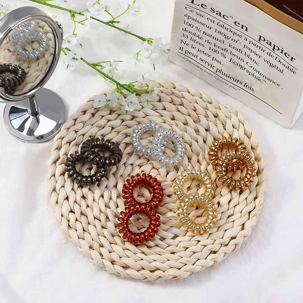Elastic Spiral Telephone Wire Rubber Band Ponytail Hair Ties Hair Rope Hair Bands золотой
Elastic Spiral Telephone Wire Rubber Band Ponytail Hair Ties Hair Rope Hair Bands золотой