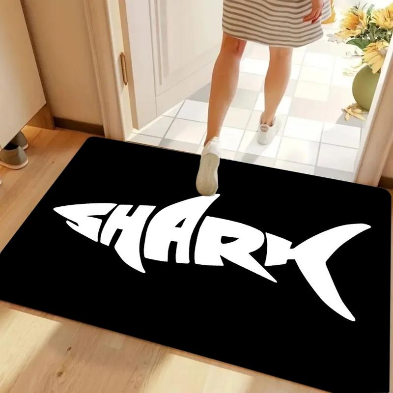 Door Mat Minimalist Blue Shark Letter Print Area Rug Laundry Living Room Kitchen Bedroom Entrance Mat Beach House Decor 40cm x 60cm
Door Mat Minimalist Blue Shark Letter Print Area Rug Laundry Living Room Kitchen Bedroom Entrance Mat Beach House Decor 40cm x 60cm