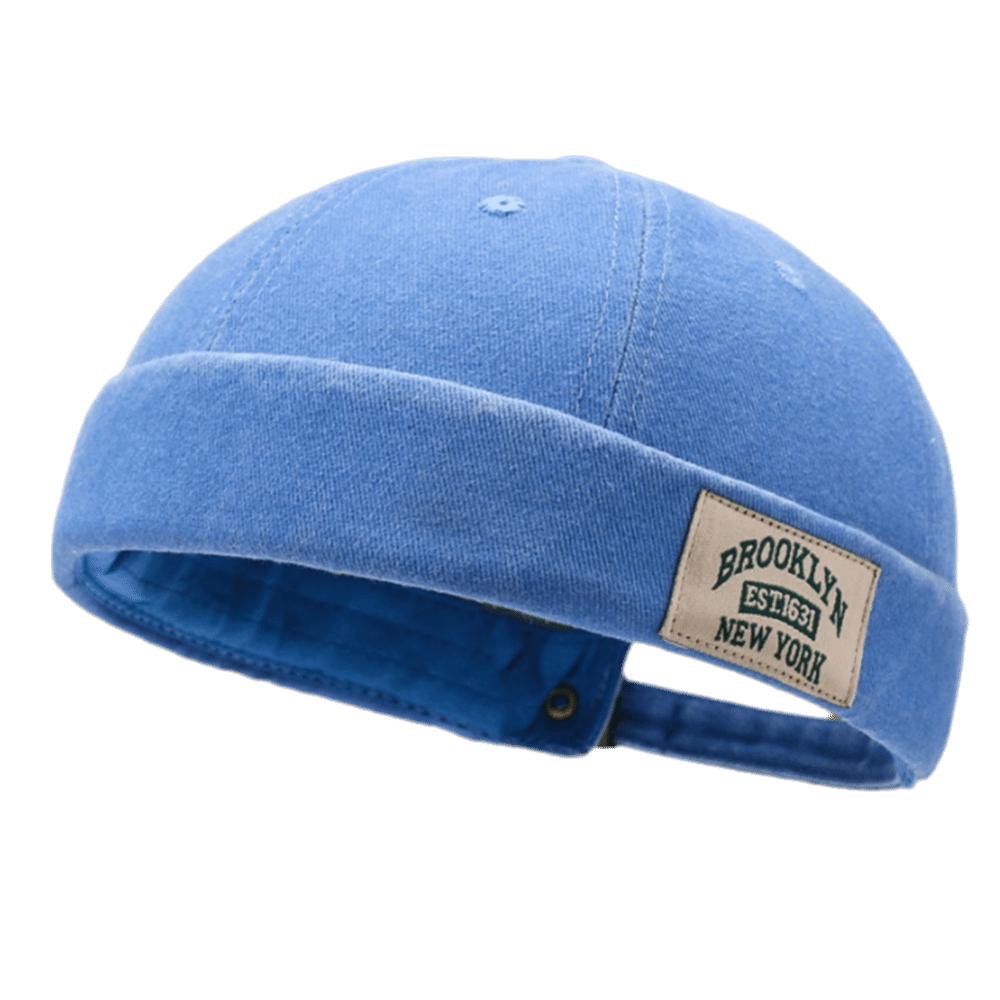 Dome Melon Skin Hat Washed Denim Beanie Hat Unisex Landlord Hat Spring Summer світло-синій колір
Dome Melon Skin Hat Washed Denim Beanie Hat Unisex Landlord Hat Spring Summer світло-синій колір