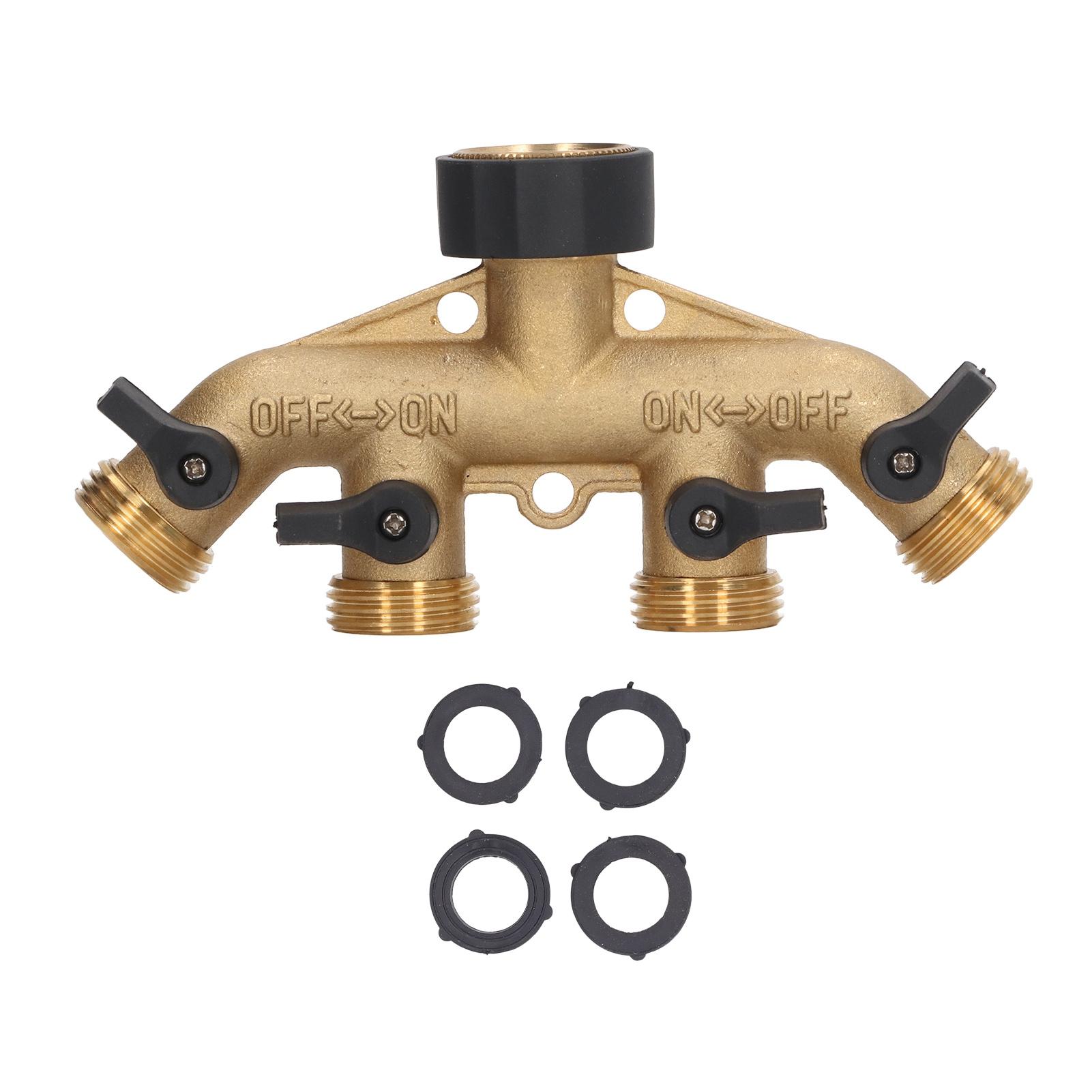 4 Way Water Splitter Brass Ball Valve Distributor for Garden Watering Agricultural Irrigation Car
4 Way Water Splitter Brass Ball Valve Distributor for Garden Watering Agricultural Irrigation Car