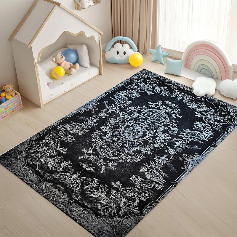 Gothic Persian Area Rug Dark Cottagecore Distressed Floral Non Slip Bohemian Carpet for Bedroom Living Room Retro Elegant Decor 40x60CM
Gothic Persian Area Rug Dark Cottagecore Distressed Floral Non Slip Bohemian Carpet for Bedroom Living Room Retro Elegant Decor 40x60CM