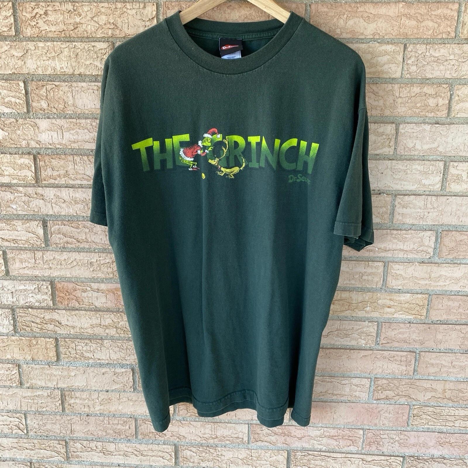 y2k 2001 Dr. Seuss The Grinch Green Graphic Christmas T Shirt Alstyle Size XL 2XL
y2k 2001 Dr. Seuss The Grinch Green Graphic Christmas T Shirt Alstyle Size XL 2XL