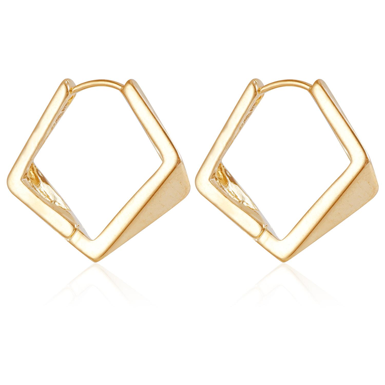 Geometric Irregular Niche Design Polygon Metal Wind Simple Versatile Fashion Earrings Ear Buckles Commuter Earrings золотий
Geometric Irregular Niche Design Polygon Metal Wind Simple Versatile Fashion Earrings Ear Buckles Commuter Earrings золотий