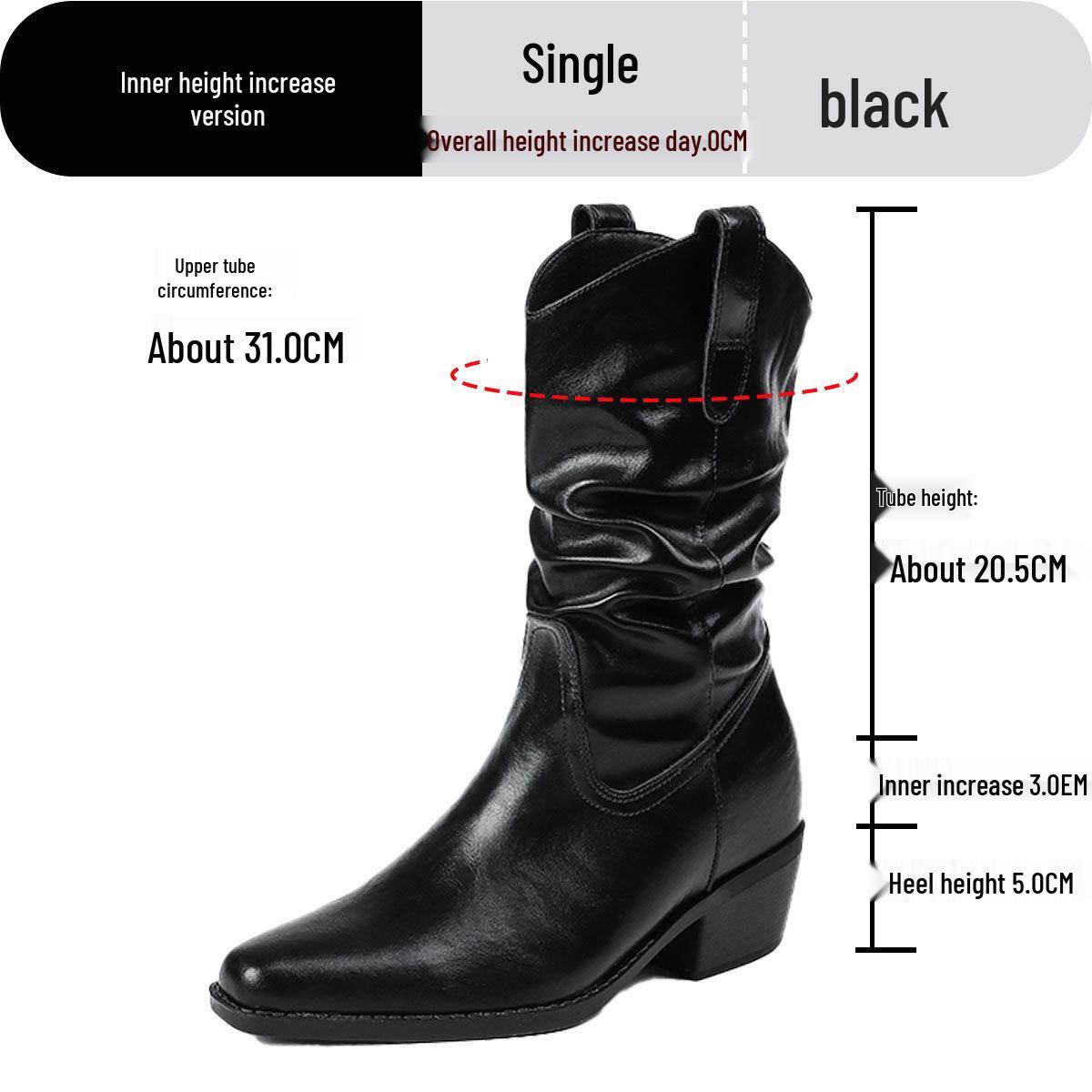 Улучшенные винтажные замшевые ботильоны на массивном каблуке в западном стиле для женщин - осенне-зимние сапоги до середины икры из натуральной кожи с V-образным вырезом и широким голенищем EUR38
Улучшенные винтажные замшевые ботильоны на массивном каблуке в западном стиле для женщин - осенне-зимние сапоги до середины икры из натуральной кожи с V-образным вырезом и широким голенищем EUR38