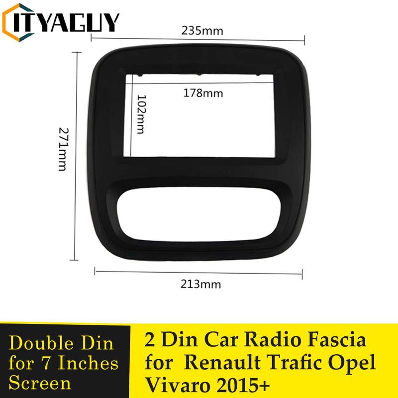 Двойной Din автомобильный радиоприемник для Renault Trafic Opel Vivaro 2015 + панель DVD-плеера, комплект стереоустановки, панель приборной панели
Двойной Din автомобильный радиоприемник для Renault Trafic Opel Vivaro 2015 + панель DVD-плеера, комплект стереоустановки, панель приборной панели