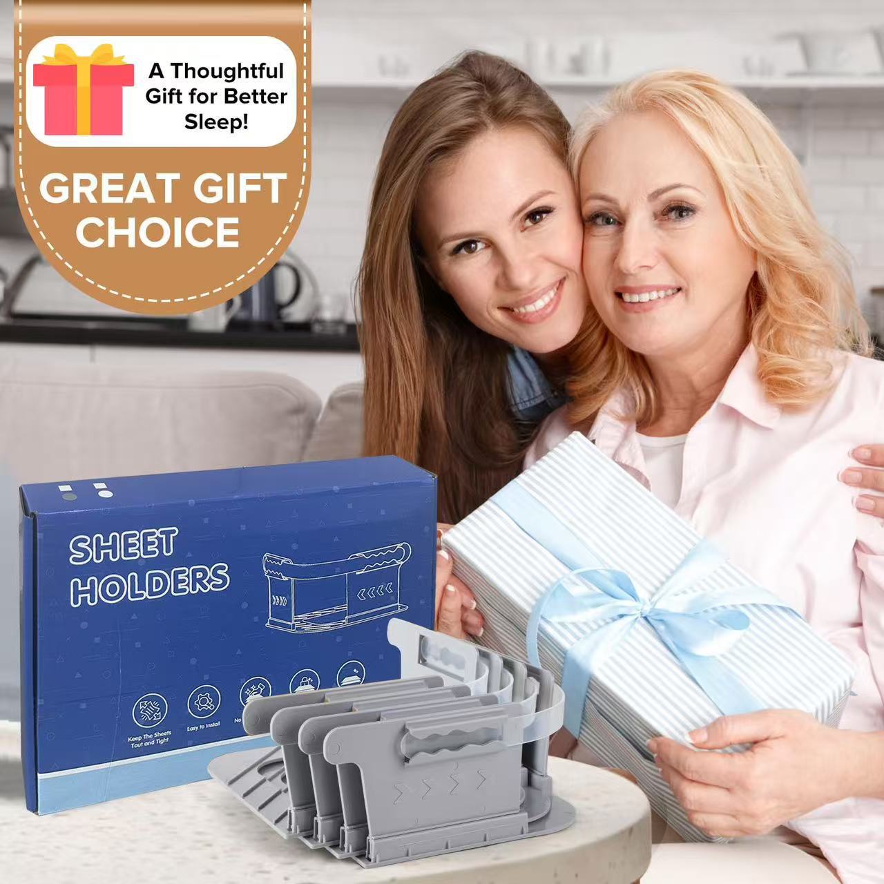 Bed Sheet Straps 4-piece set of bed sheet holders for daily household use, including bed sheets and duvet covers белый
Bed Sheet Straps 4-piece set of bed sheet holders for daily household use, including bed sheets and duvet covers белый