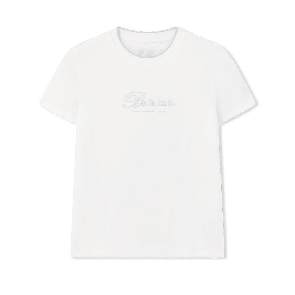 FILA White Simple Letter Print T-Shirt Women tops Cloud-White F11W623115FWT L
FILA White Simple Letter Print T-Shirt Women tops Cloud-White F11W623115FWT L