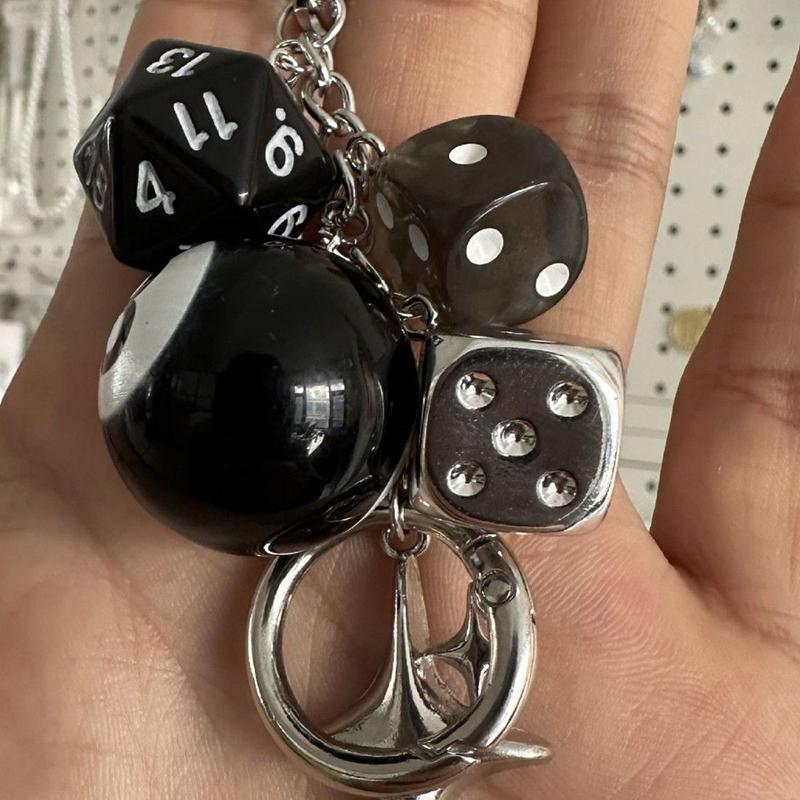 Винтажный нерегулярный брелок для ключей в виде игральных костей, сумка, персонализированный креативный мобильный телефон, новинка, украшение для рюкзака, аксессуары, подарки A11
Винтажный нерегулярный брелок для ключей в виде игральных костей, сумка, персонализированный креативный мобильный телефон, новинка, украшение для рюкзака, аксессуары, подарки A11