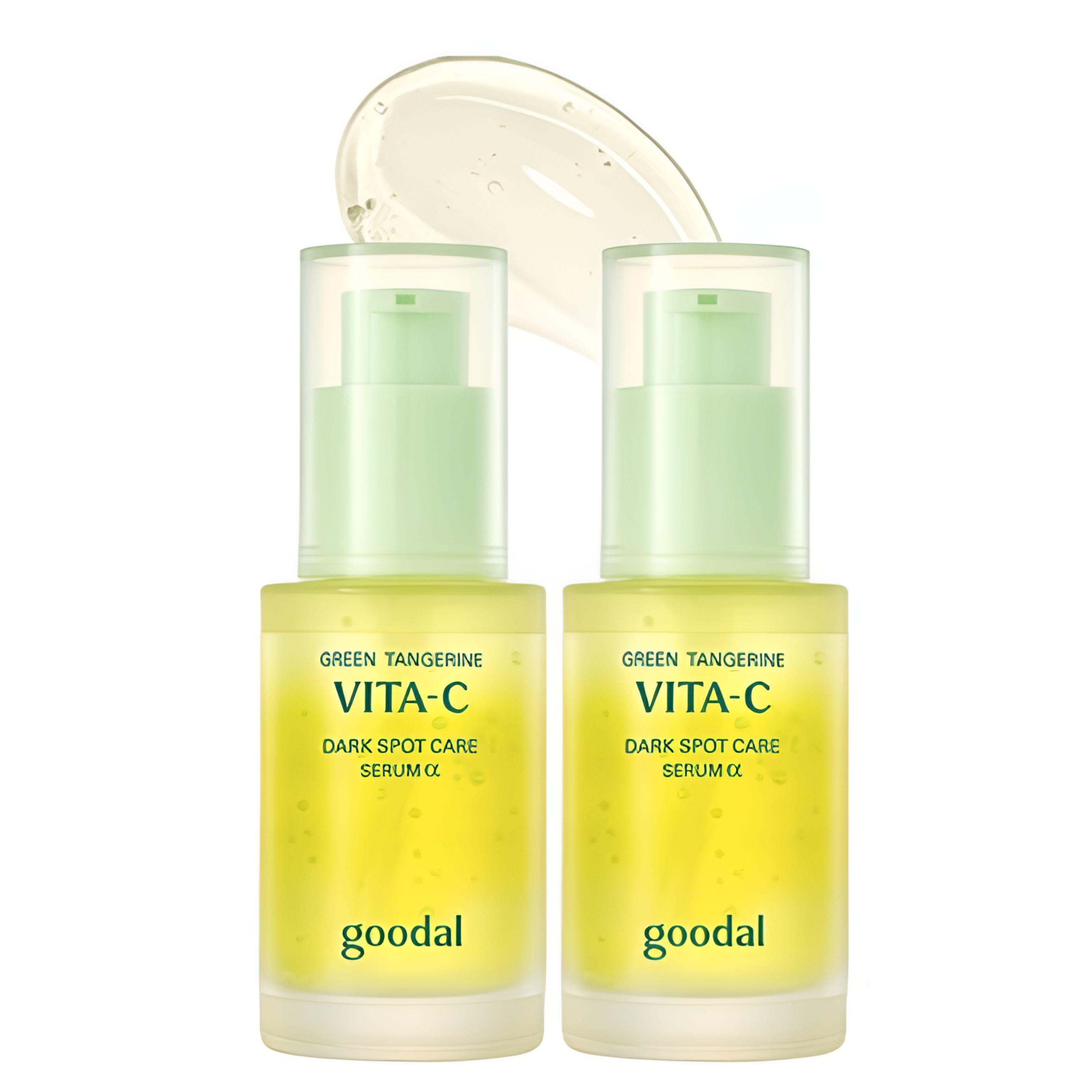 Goodal Green Tangerine Vita C Dark Spot Care Serum 30ml x 2 Set
Goodal Green Tangerine Vita C Dark Spot Care Serum 30ml x 2 Set