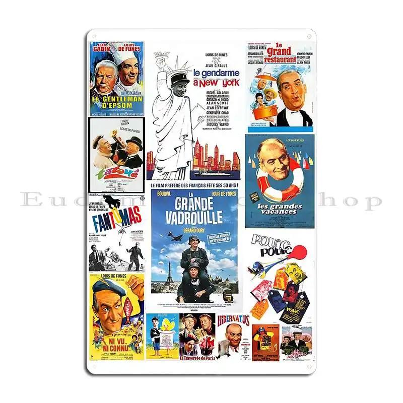 Louis De Funes Movie Compilation Metal Sign Iron Plaques Wall Decor Designing Cinema Tin Sign Poster 20x30cm(7.8x11.8inch)
Louis De Funes Movie Compilation Metal Sign Iron Plaques Wall Decor Designing Cinema Tin Sign Poster 20x30cm(7.8x11.8inch)