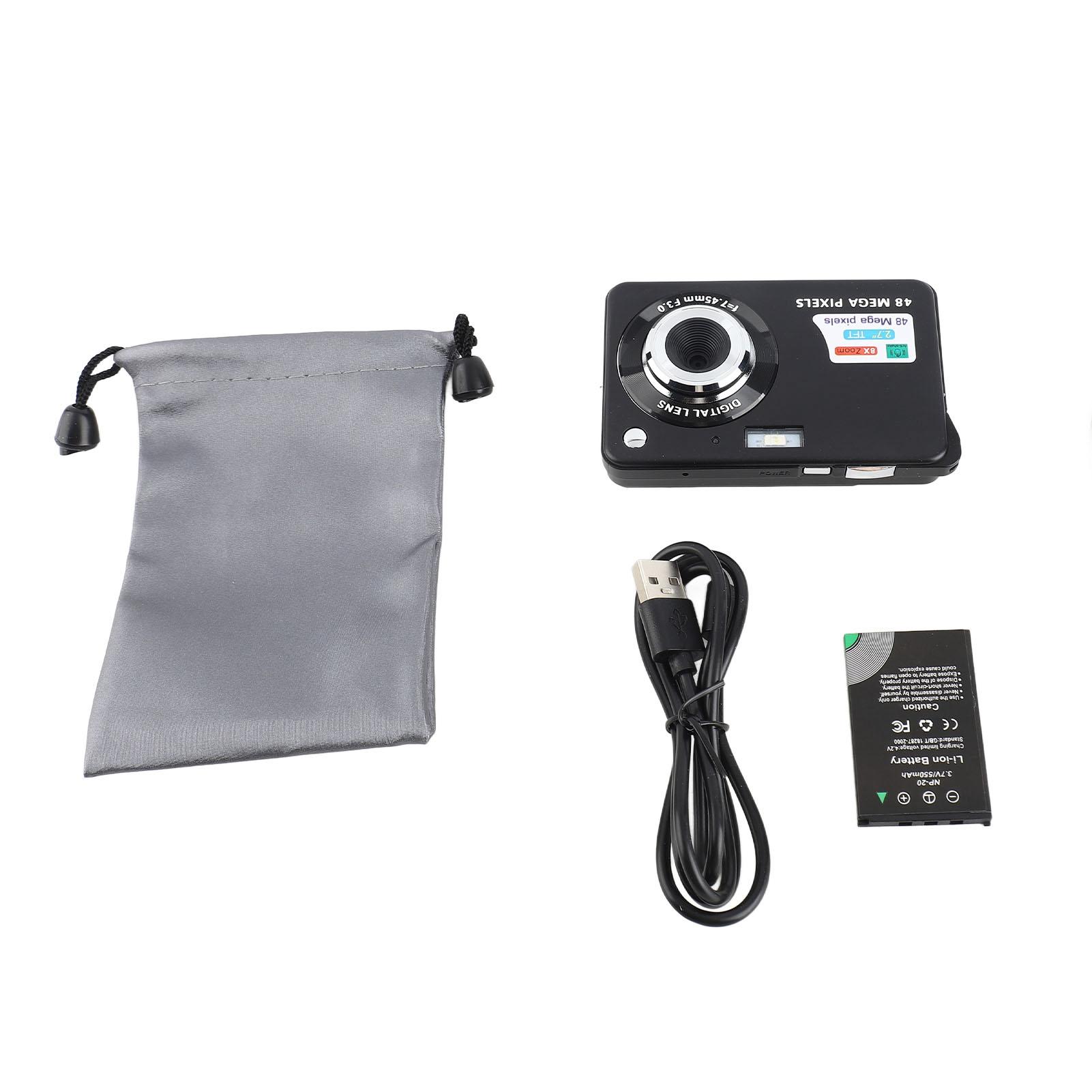 4K Digital Camera with 2.7in LCD Built in Fill Light 48MP 8x Zoom Anti Shake Pocket Camera for білий
4K Digital Camera with 2.7in LCD Built in Fill Light 48MP 8x Zoom Anti Shake Pocket Camera for білий