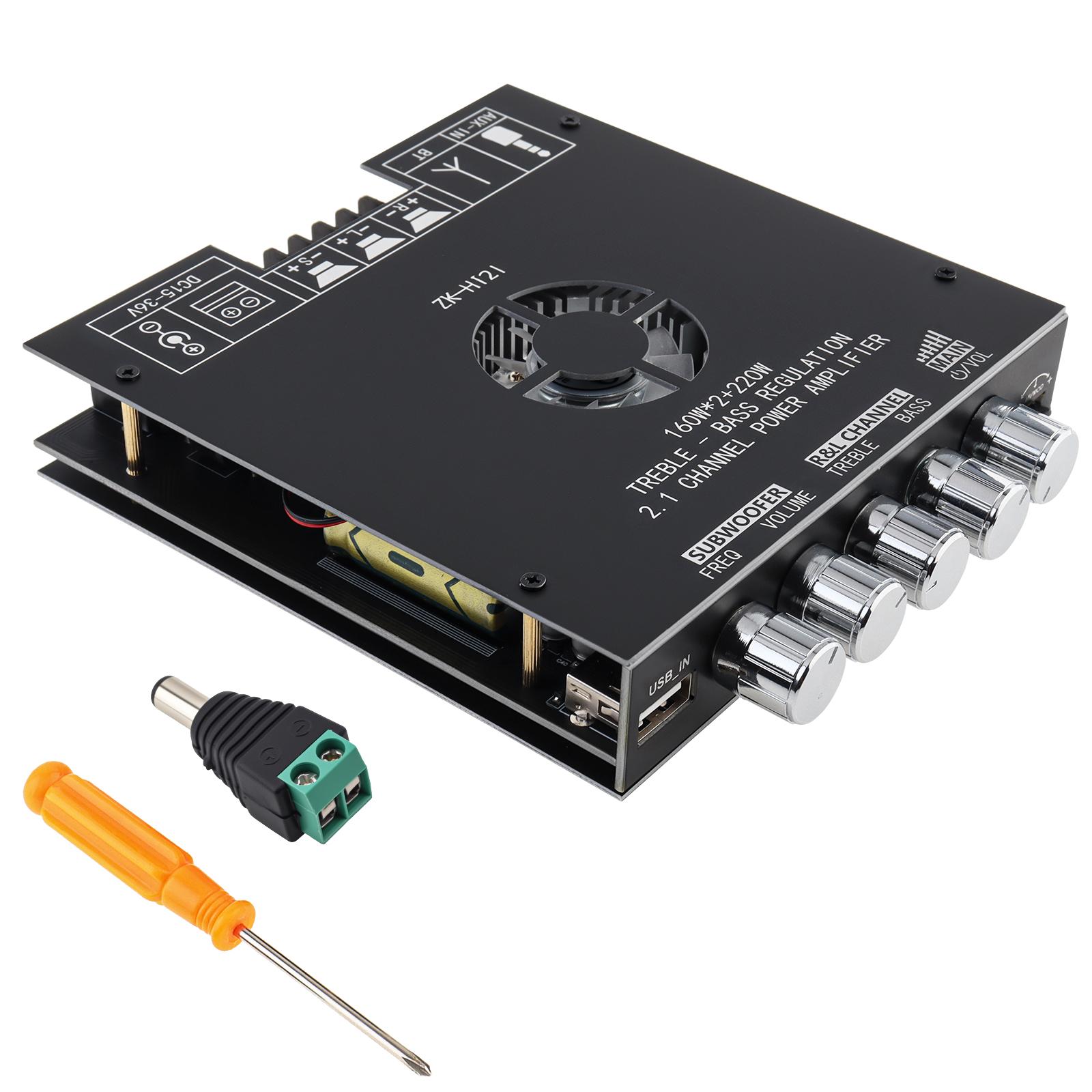 ZK-HT21 TDA7498E 2.1-канальная 160 Вт x 2 220 Вт Сабвуфер bluetooths Плата усилителя Высокая мощность Автомобильная аудиосистема DIY Динамики Регулировка высоких частот DC15-36V Стерео
ZK-HT21 TDA7498E 2.1-канальная 160 Вт x 2 220 Вт Сабвуфер bluetooths Плата усилителя Высокая мощность Автомобильная аудиосистема DIY Динамики Регулировка высоких частот DC15-36V Стерео