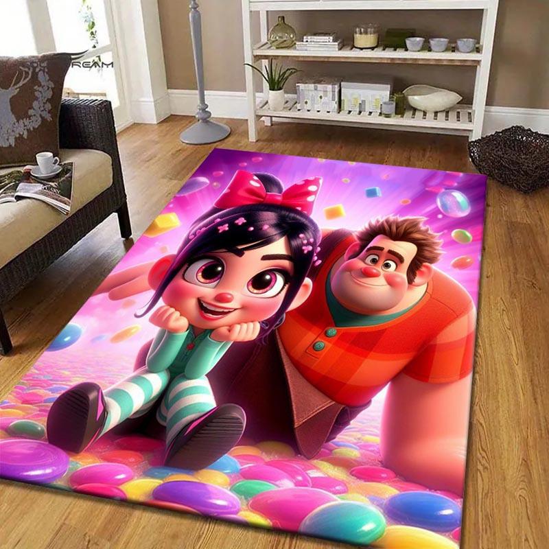 1pc Wreck-It Ralph Pattern Area Rug Soft Flannel Floor Mat for Living Room, edroom, Kitchen, Sofa Coffee Table Floor Mat, Machine Washable 60cm by 90cm
1pc Wreck-It Ralph Pattern Area Rug Soft Flannel Floor Mat for Living Room, edroom, Kitchen, Sofa Coffee Table Floor Mat, Machine Washable 60cm by 90cm