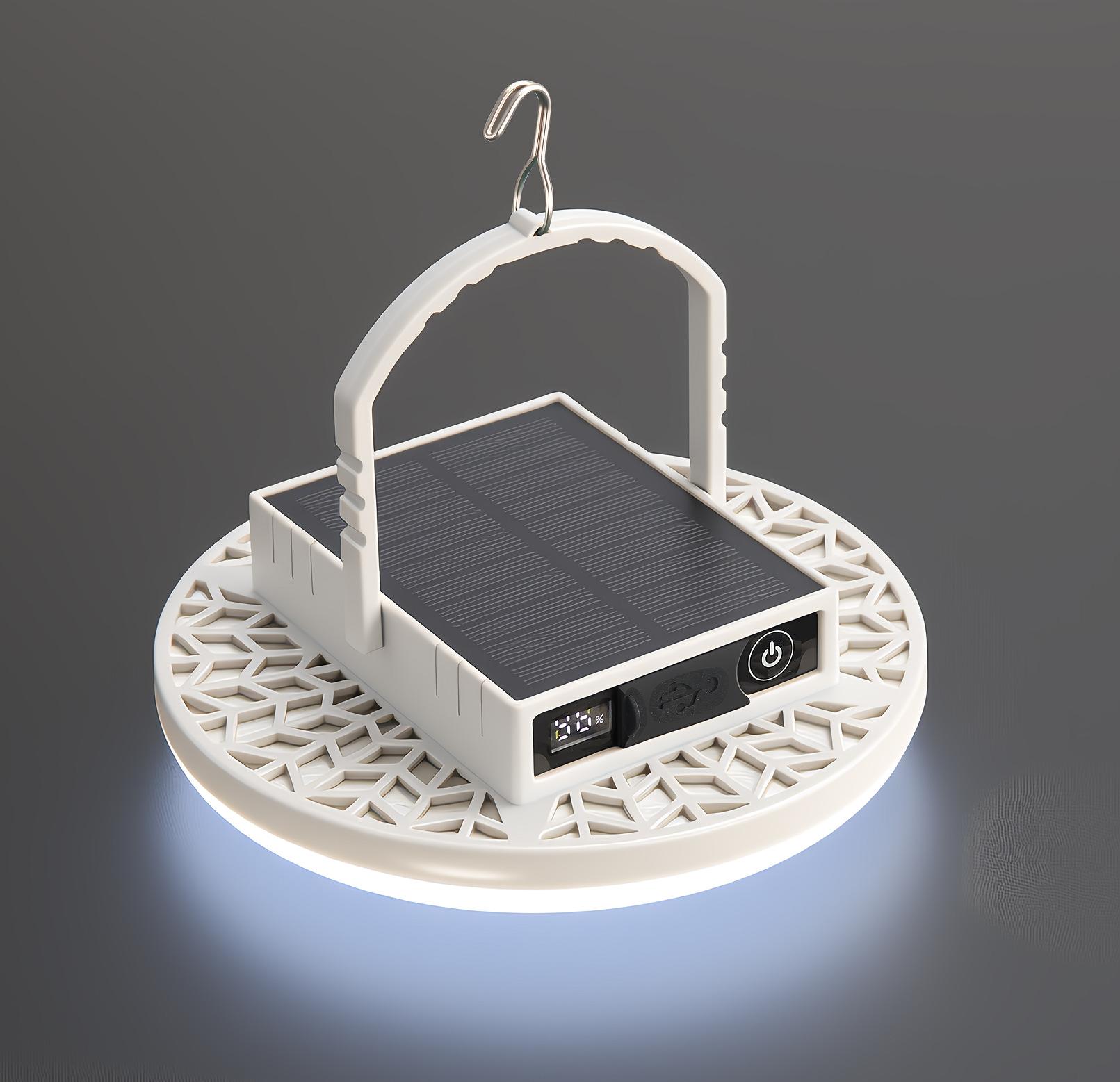 Solar Camping Lantern Rechargeable LED Powerful Portable Flashlight Fishing Light Floodlight Magnet Tent Lamp Solar Light 4800mAh-100w
Solar Camping Lantern Rechargeable LED Powerful Portable Flashlight Fishing Light Floodlight Magnet Tent Lamp Solar Light 4800mAh-100w