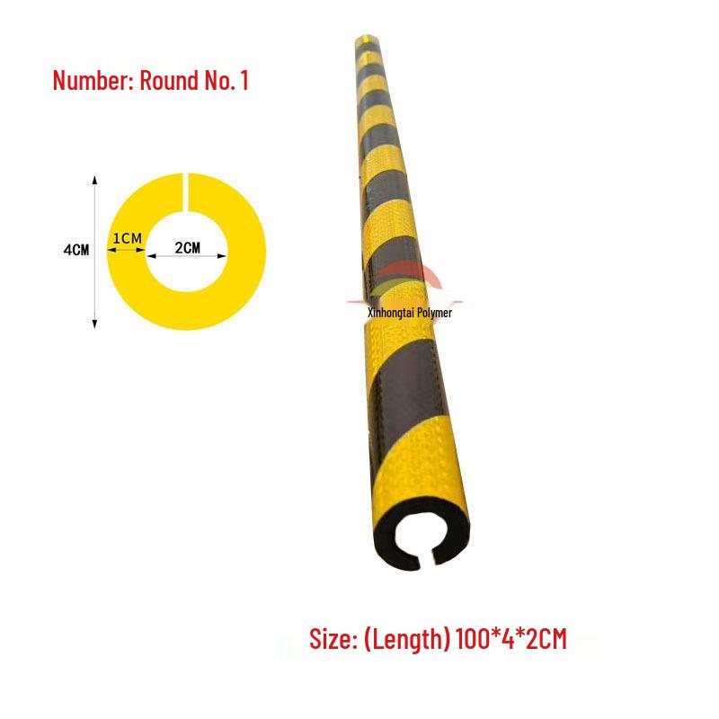 Black & Yellow Anti-Collision Protection Strip for Round Pillars
Black & Yellow Anti-Collision Protection Strip for Round Pillars