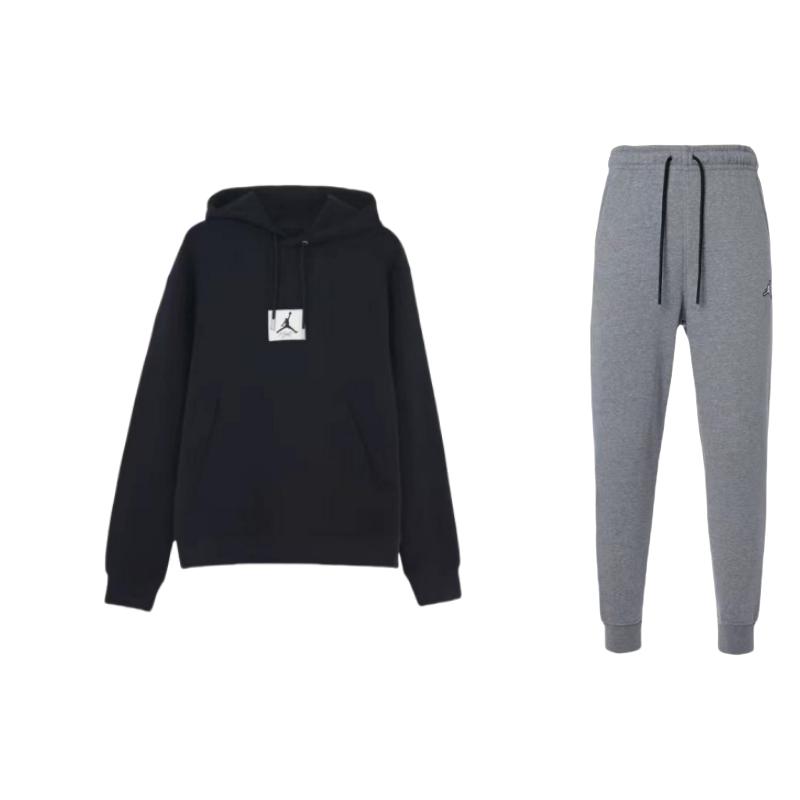 Jordan Logo Print Hoodie With Logo Embroidery And Drawstring Pants Casual Sports Set Unisex sets DQ7341-091+DA9817-010 S
Jordan Logo Print Hoodie With Logo Embroidery And Drawstring Pants Casual Sports Set Unisex sets DQ7341-091+DA9817-010 S