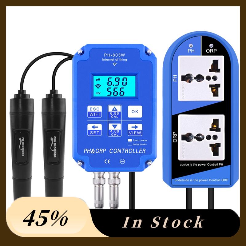 A60zdigital PH Wifi ORP Redox 2 In 1 Controller Monitor Output Power Control Electrode Probe BNC For Aquariummay
A60zdigital PH Wifi ORP Redox 2 In 1 Controller Monitor Output Power Control Electrode Probe BNC For Aquariummay