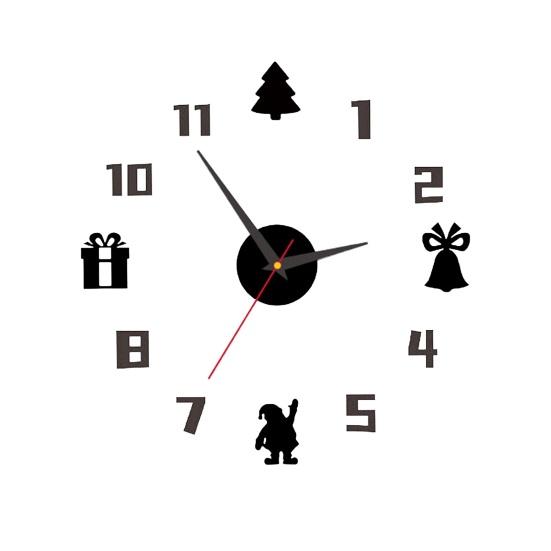 Рождественские 3D настенные часы светящиеся в темноте безрамные акриловые часы бесшумные для дома офиса спальни гостиной чёрный
Рождественские 3D настенные часы светящиеся в темноте безрамные акриловые часы бесшумные для дома офиса спальни гостиной чёрный