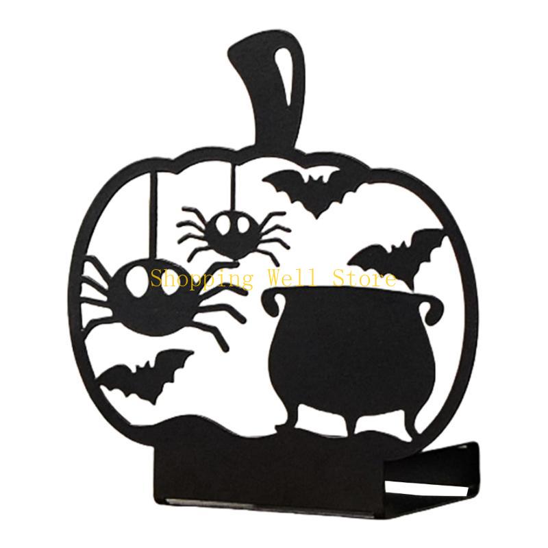 KX4B Halloween Holders Horror Ghostly Bat Spiderweb Black Candlestick Table Centerpieces Tealight Stand Decors
KX4B Halloween Holders Horror Ghostly Bat Spiderweb Black Candlestick Table Centerpieces Tealight Stand Decors