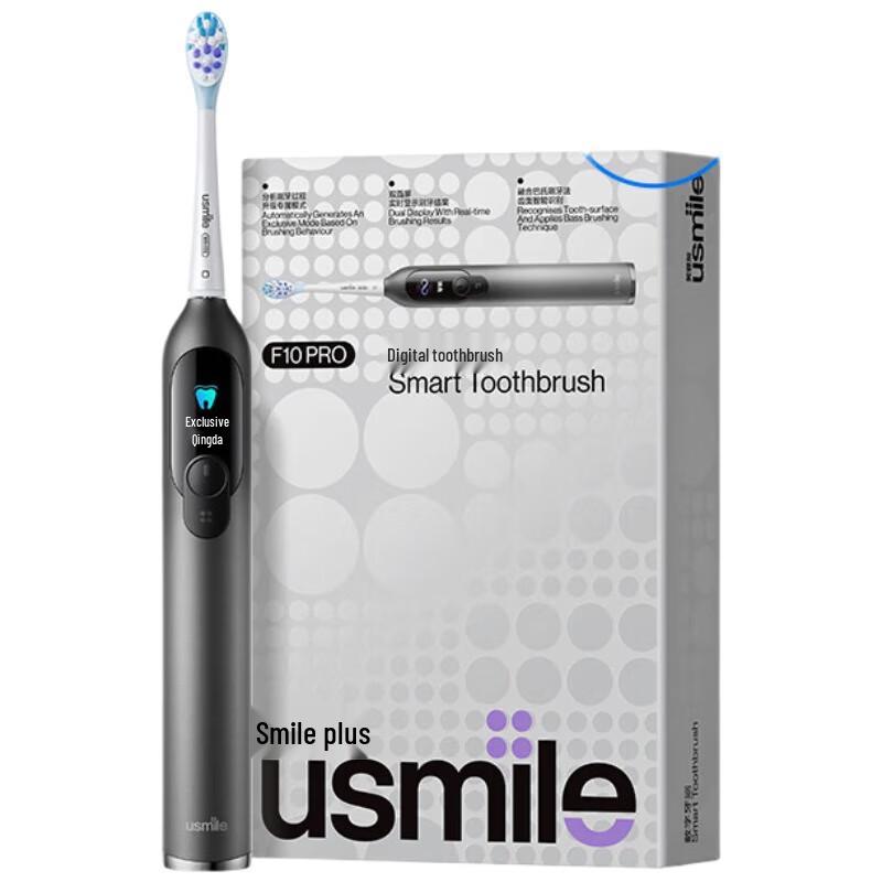 Usmile F10 Pro Dual-Screen Digital Electric Toothbrush
Usmile F10 Pro Dual-Screen Digital Electric Toothbrush