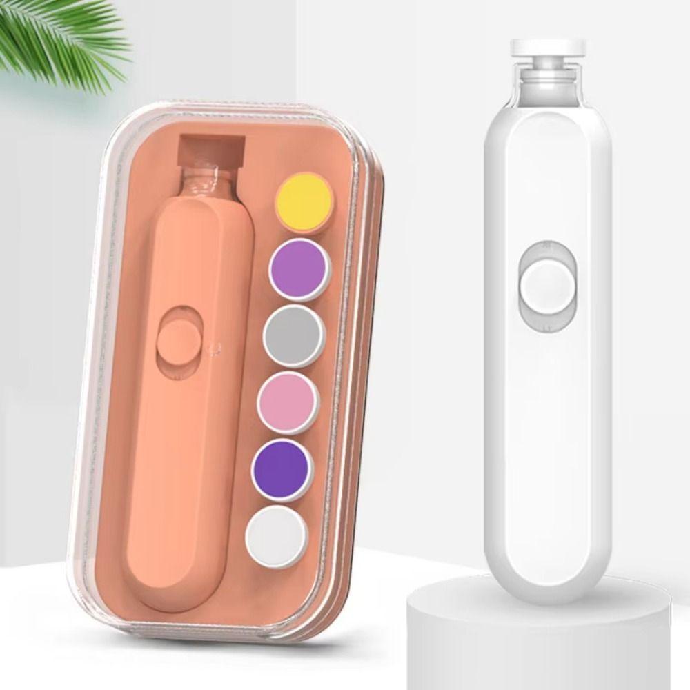 Low Noise Electric Baby Nail Trimmer with LED Infant Automatic Nail Grinder Manicure Tool білий
Low Noise Electric Baby Nail Trimmer with LED Infant Automatic Nail Grinder Manicure Tool білий