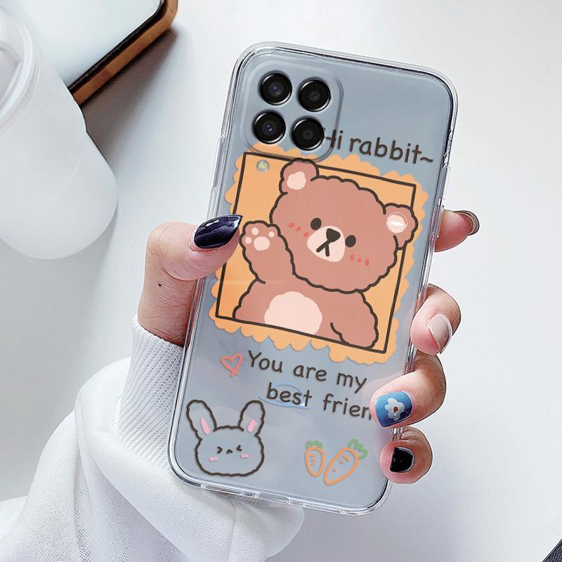 Для Samsung Galaxy M33 M53 5G Милий Мультяшний Ведмедик Пара Чохол для Телефону Ударостійкий Силіконовий М який Чохол Для Samsung M 33 Funda Прозорий Samsung M33 5G
Для Samsung Galaxy M33 M53 5G Милий Мультяшний Ведмедик Пара Чохол для Телефону Ударостійкий Силіконовий М який Чохол Для Samsung M 33 Funda Прозорий Samsung M33 5G