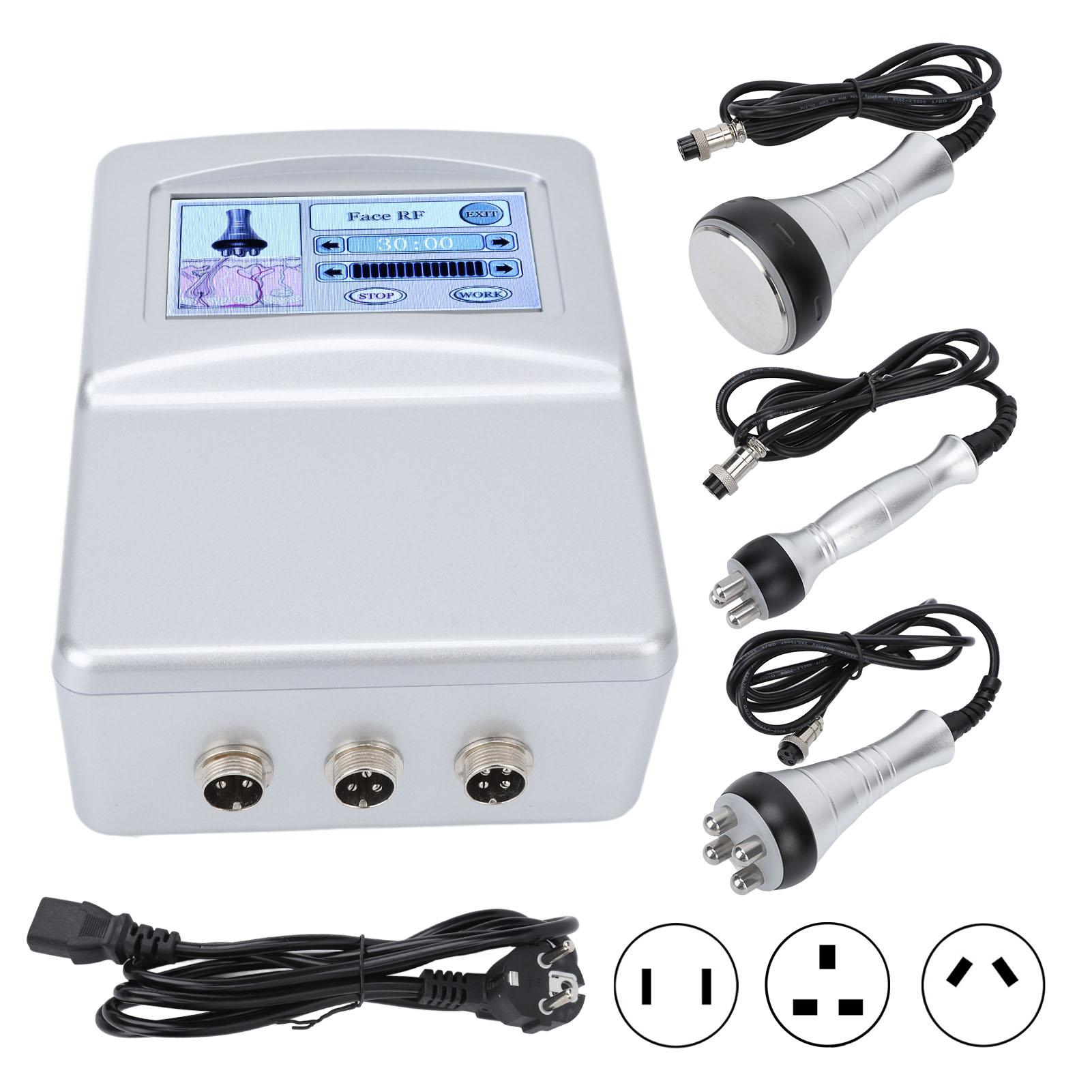 Аппарат для похудения тела 40 кГц Салон красоты RF Лифтинг кожи Укрепляющий массажный аппарат для коррекции фигуры 110-22 
Аппарат для похудения тела 40 кГц Салон красоты RF Лифтинг кожи Укрепляющий массажный аппарат для коррекции фигуры 110-22