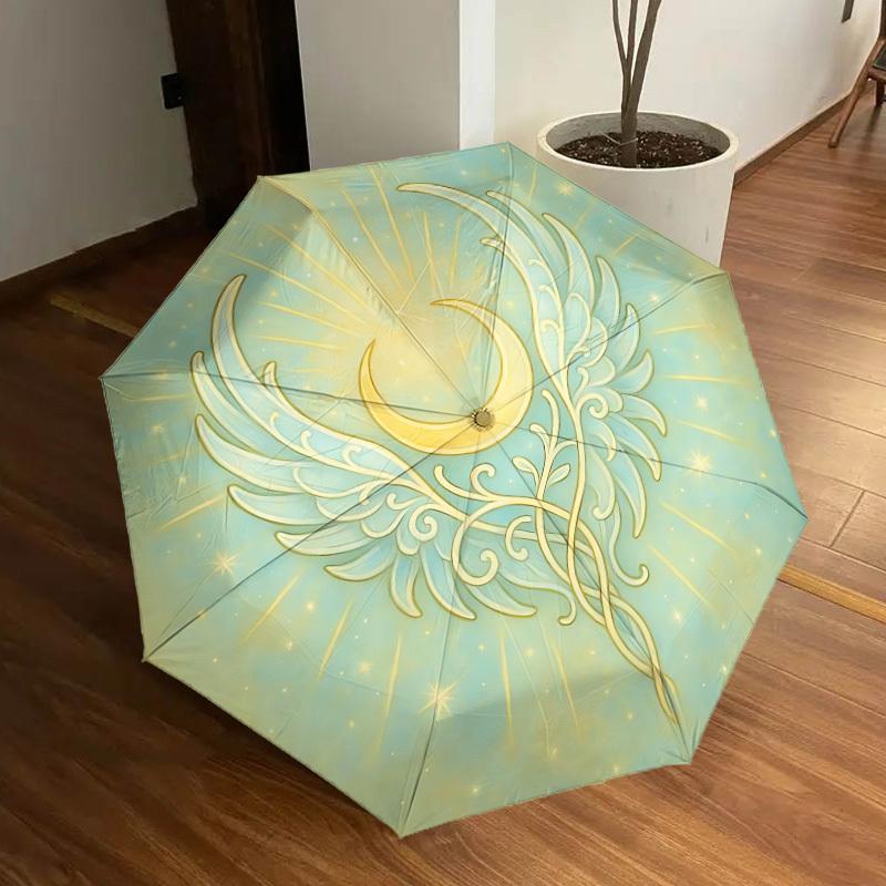 1pc Winged Moon Symbol Automatic Open/Close Umbrella, Formal Events - Ideal Gift for Family or Friends, Outdoor Accessory yy251211174
1pc Winged Moon Symbol Automatic Open/Close Umbrella, Formal Events - Ideal Gift for Family or Friends, Outdoor Accessory yy251211174