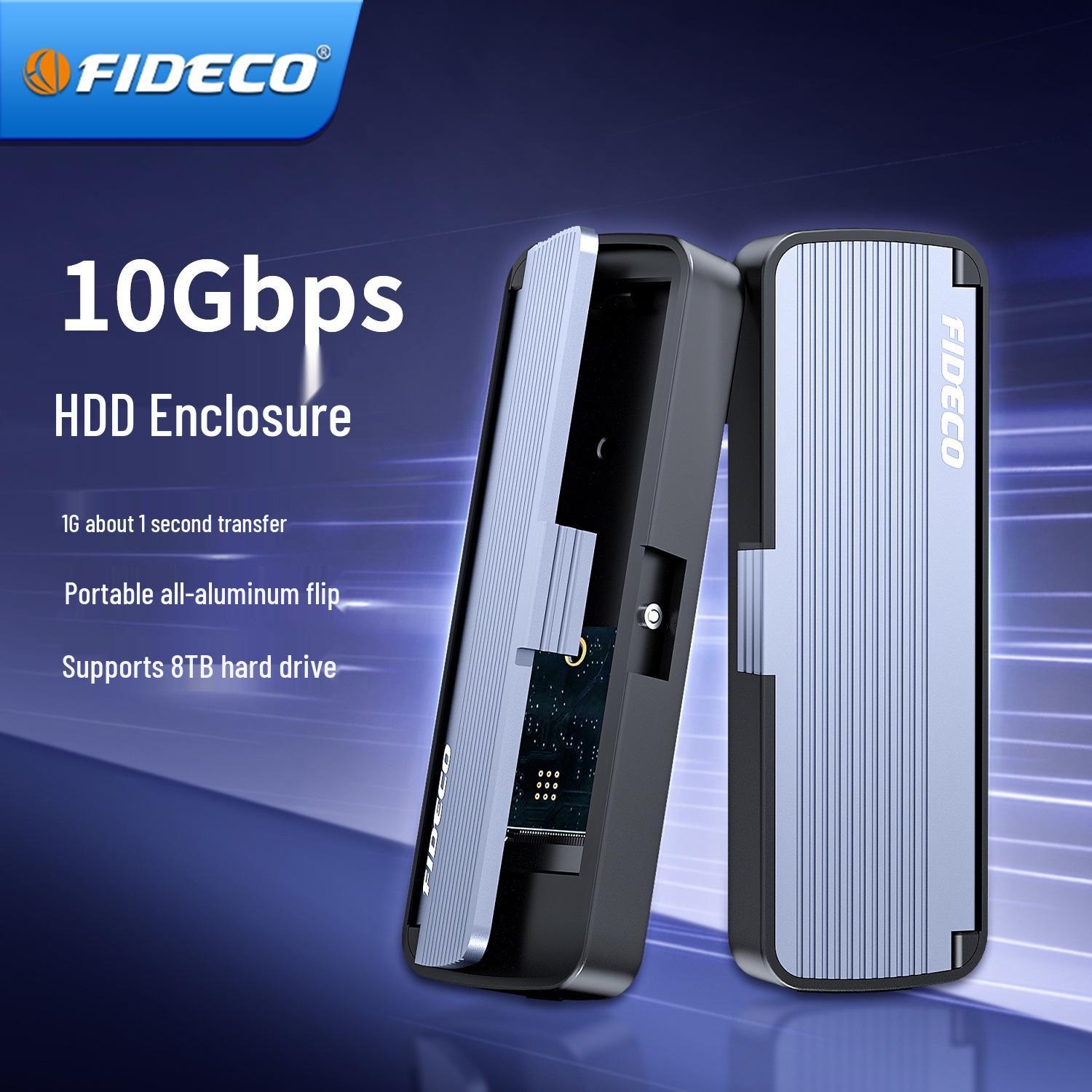 Портативний корпус для жорсткого диска FIDECO M.2 NVMe USB 3.2 темно-синього кольору
Портативний корпус для жорсткого диска FIDECO M.2 NVMe USB 3.2 темно-синього кольору