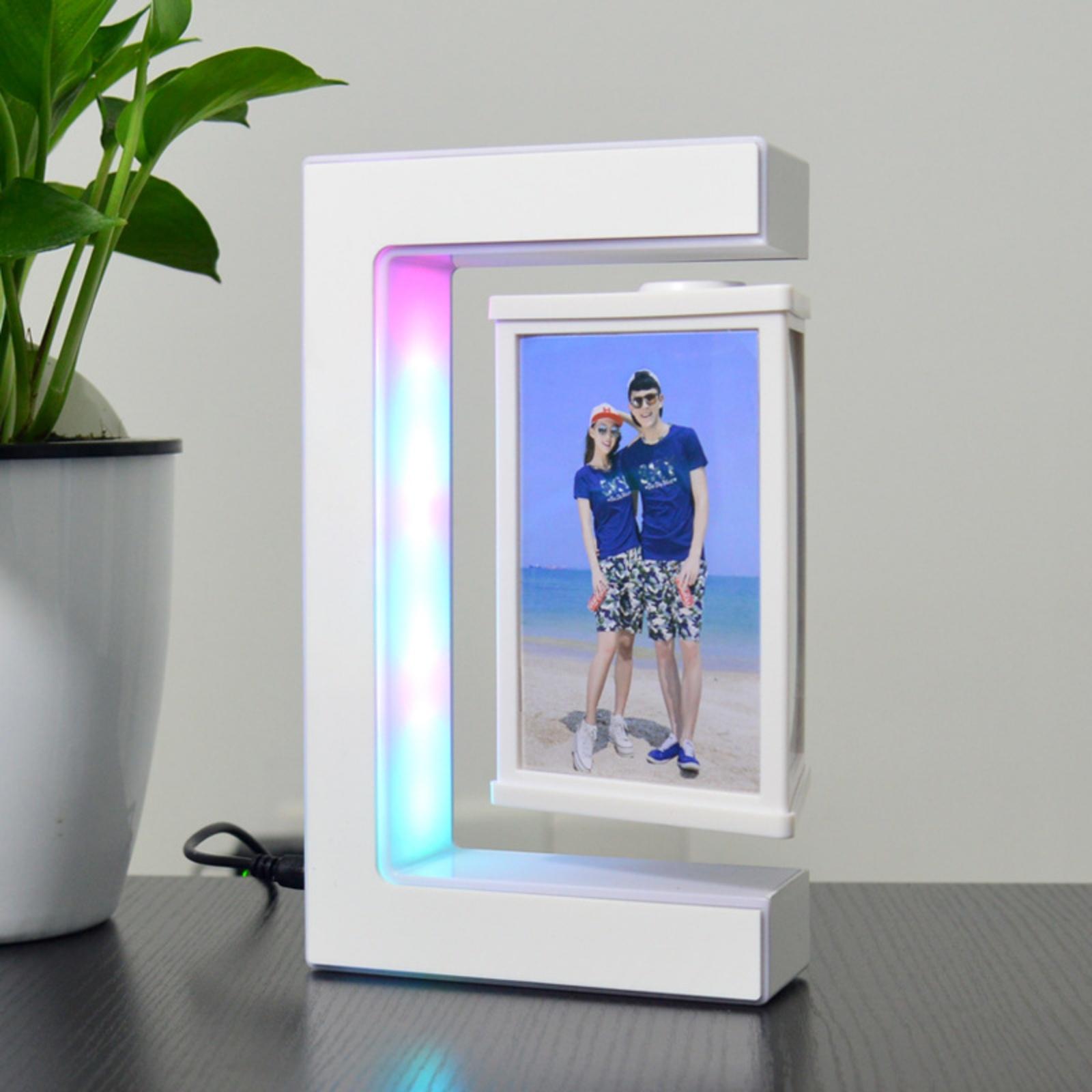 Magnetic Levitation Floating Photo Frame Display Stand Home Decoration Creative Gift Art Ornament with LED Light Base for Unique Presentation One Size белый
Magnetic Levitation Floating Photo Frame Display Stand Home Decoration Creative Gift Art Ornament with LED Light Base for Unique Presentation One Size белый