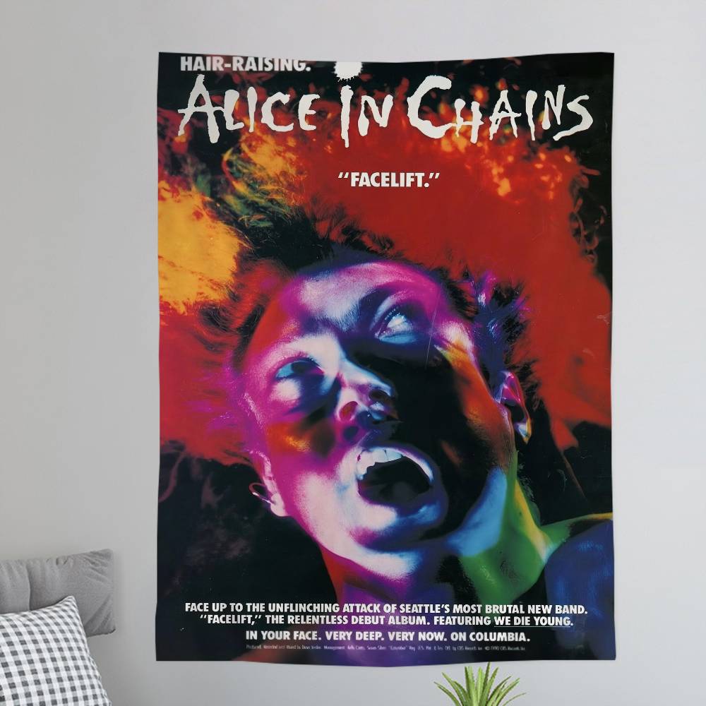 AAlice IIn CChains Colorful Tapestry Wall Hanging Bohemian Wall Tapestries Mandala Wall Art Decor 74x94cm(29x37in)
AAlice IIn CChains Colorful Tapestry Wall Hanging Bohemian Wall Tapestries Mandala Wall Art Decor 74x94cm(29x37in)