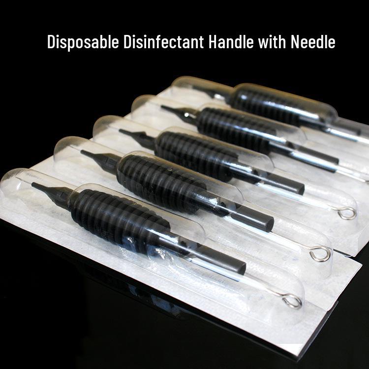 19mm Black Silicone Tattoo Grip with Optional Needle Sizes 9F
19mm Black Silicone Tattoo Grip with Optional Needle Sizes 9F