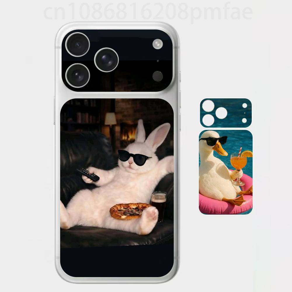 Cool Pets in Sunglasses 3D Full Body Skin Decal for iPhone 17/Pro Max/Air, Color Rear Protective Sticker iPhone17promax
Cool Pets in Sunglasses 3D Full Body Skin Decal for iPhone 17/Pro Max/Air, Color Rear Protective Sticker iPhone17promax